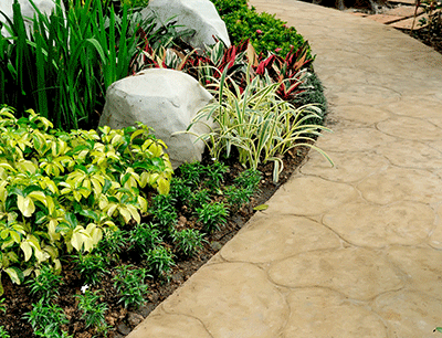 Stamped Concrete Walkway Folsom